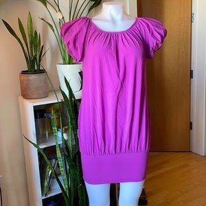 Bebe Emma Bodycon Mini Dress Purple XS
